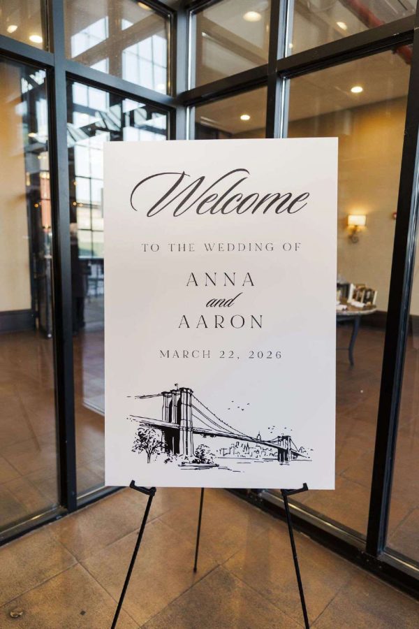 Anna and Aaron's wedding at 26 Bridge.