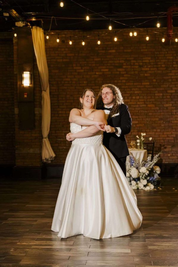 Anna and Aaron's first dance at 26 Bridge in Brooklyn, NY.